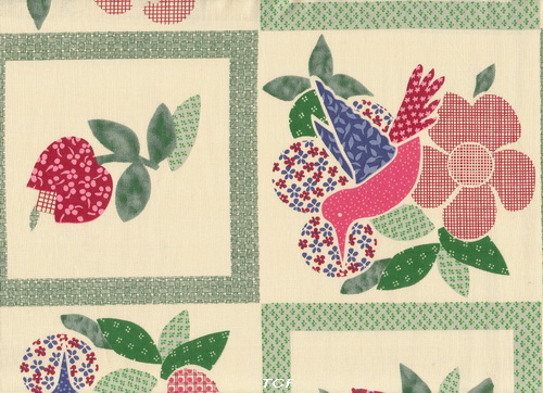 Hummingbird Quilt Blocks 108"Wide Fabric